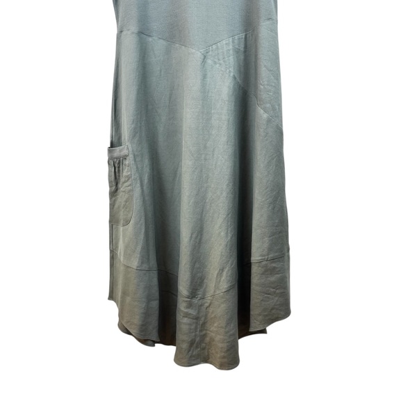 Soft Surrounding Green Women's Midi Dress Sz. L - Picture 5 of 8